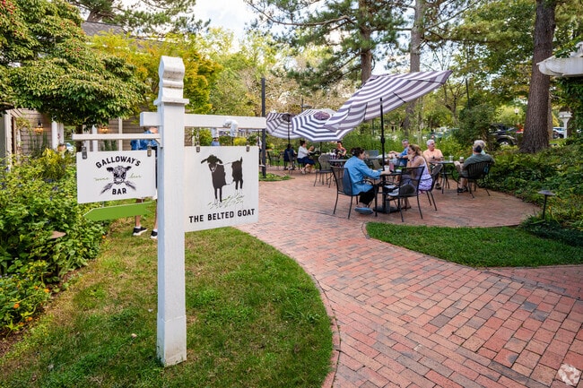 Fearrington Village in Baldwin has a few outdoor dining options.