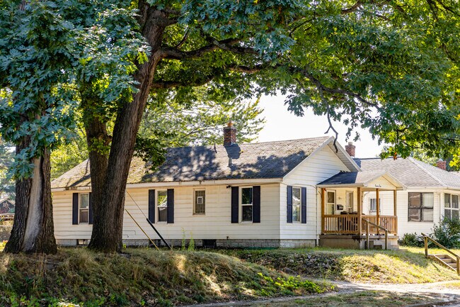Ranch homes in LaSalle are often arranged into compact lots perpendicular to the streets.