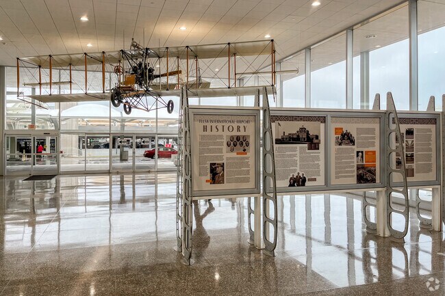 Tulsa Airport sits within minutes of Turner Park.