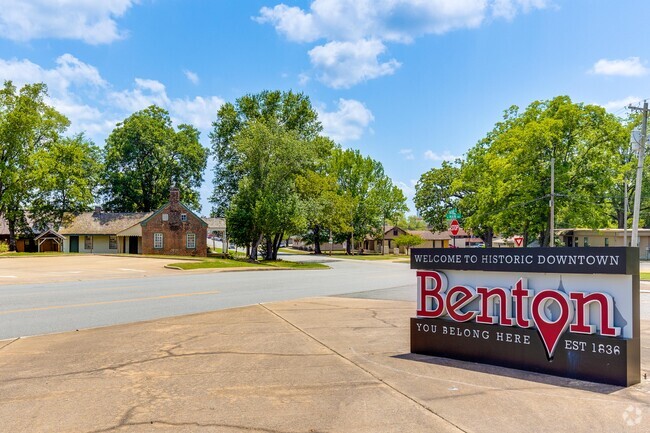 The historic district of downtown Benton, rich with history, food, and culture.