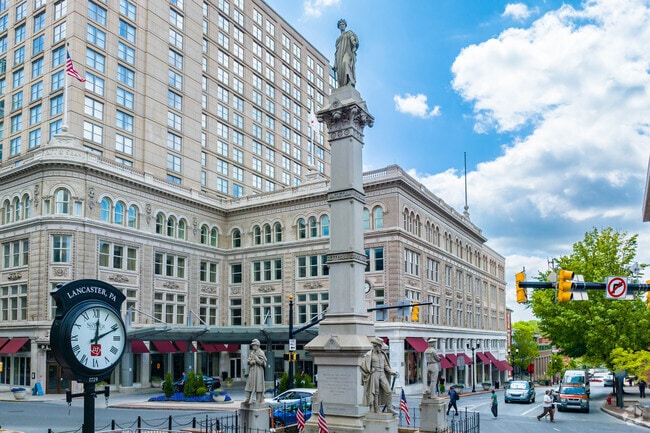 Take a quick trip to downtown Lancaster, only mintues from Mussertown.