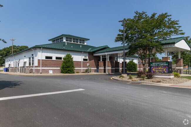 In 2009 Bridgeville built their state of the art Library on South Cannon Street.