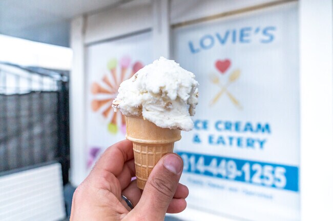 Be sure to stop at Lovie's Ice Cream and Eatery in Baden when you have a craving for ice cream.