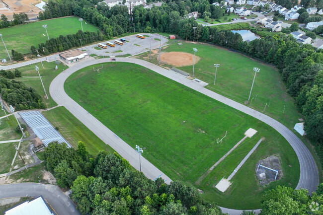 Track and field at Midlothian Middle School.