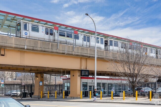 Chinatown has a CTA station right in the heart of the neighborhood.