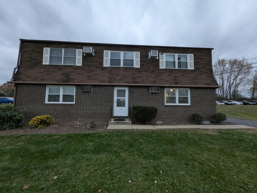 Apartment is first floor right