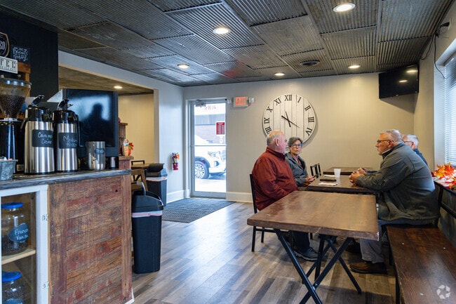 Locals can grab a cup of coffee at Side Street Deli and Catering in Central City.