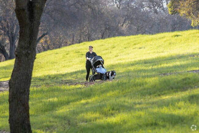 The American River Parkway has easy to challenging trails for Wilhaggin del Dayo visitors.