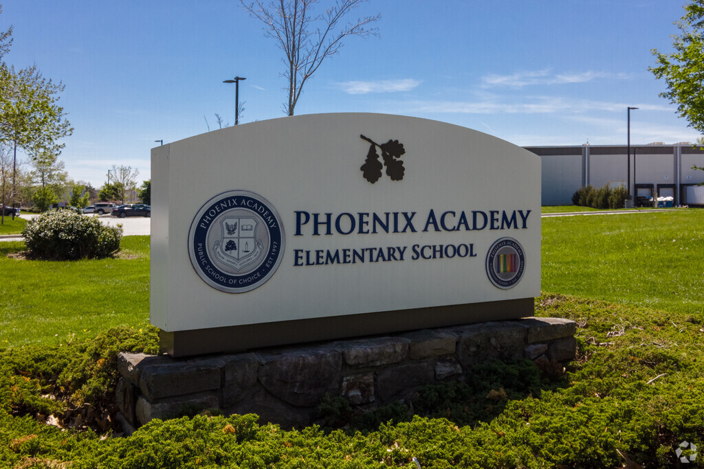 Sign at the entrance of Phoenix Academy Elementary School