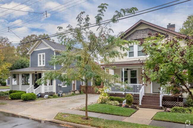 Historic homes are common in Loveland featuring large front porches.