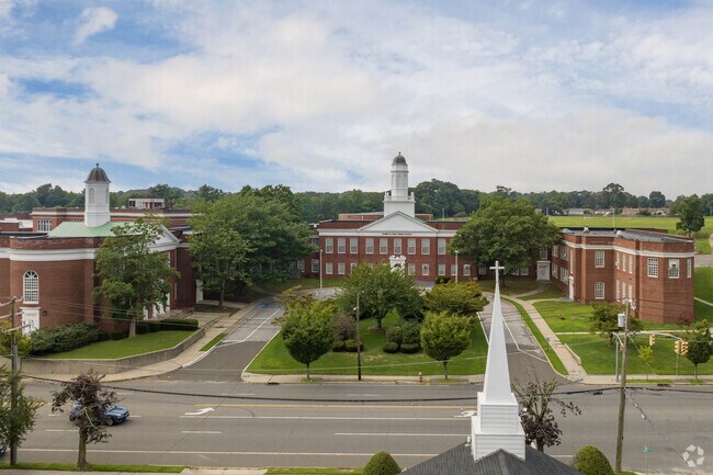 The Robert M Finley Middle School in Glen Cove, NY serves students in grades 6-8.