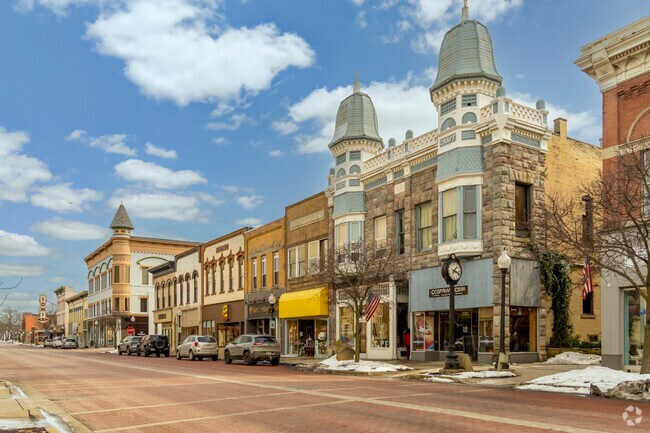 Ionia has a historic downtown business district and an interesting and varied history.