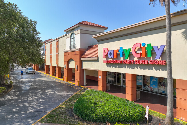 Party City and other retail options are a short walk from the Cresthaven neighborhood.