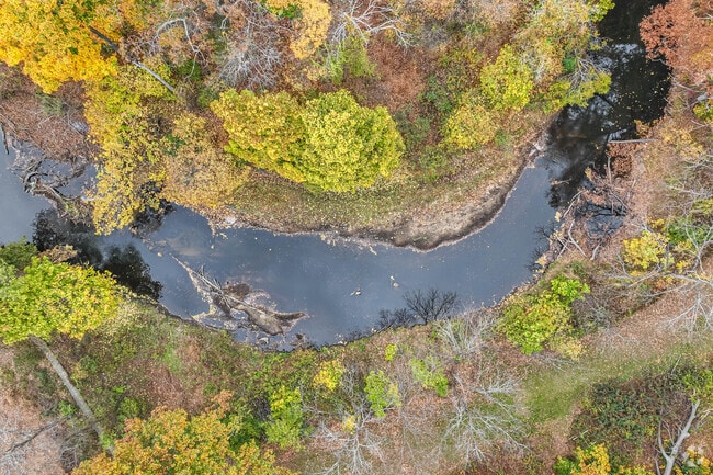 The Shawsheen River flows through the village of Colonial Heights.