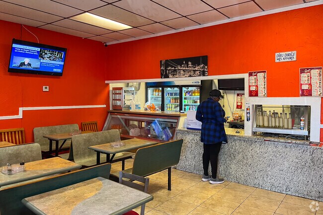 The dining room of Au Gon Gout in the Park Haven neighborhood.