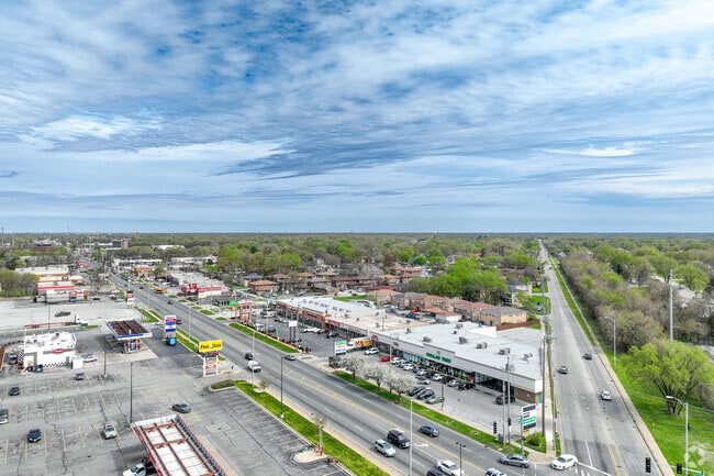 Retail is quite walkable for the residents of Dolton, with homes close to shopping on Sibley.