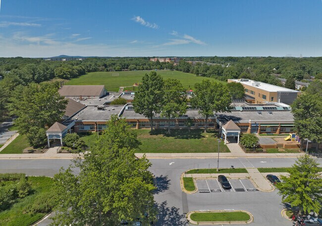 S. Christa Mcauliffe Elementary School has a sprawling campus in Germantown.