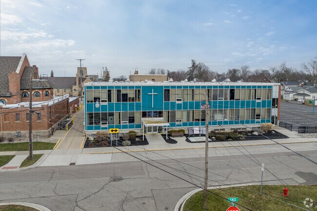 Entrance to St. Joseph Catholic School.
