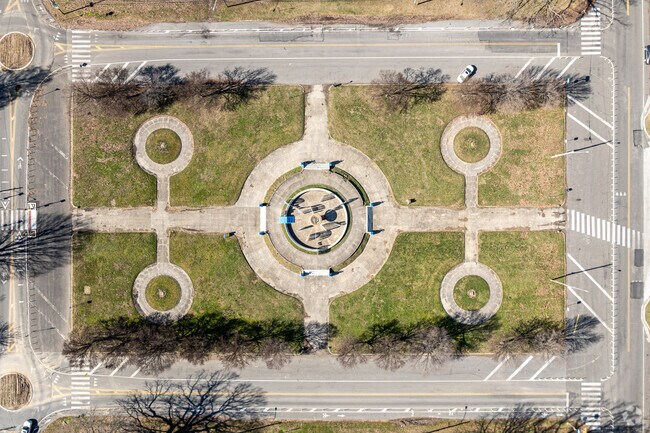 The fountains at The Please Touch Museum are a popular summer attraction in West Parkside.