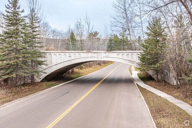 The historic entrance bridge has greeted Morgan Park residents since 1914.
