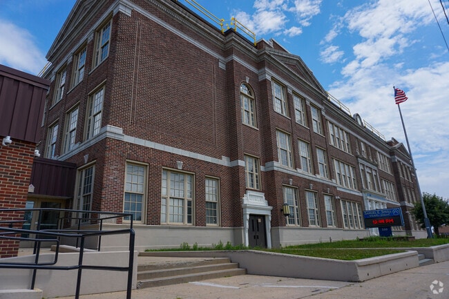 Samuel E Shull Middle School serves students from 6th through 8th grade.