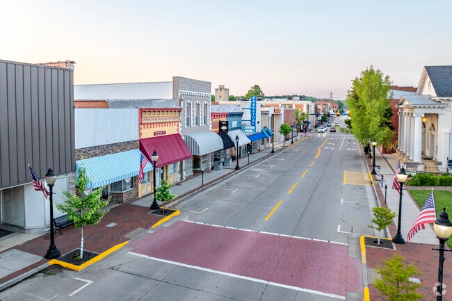 Farmville has a small population of about 7,400, and is known for its historic storefronts and small town charm.