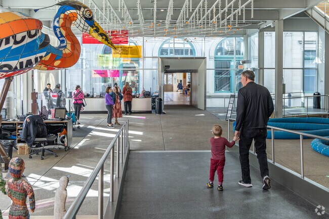 Residents of Deutschtown travel a few minutes to visit the Children's Museum.