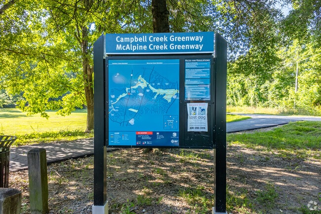 Locals love to walk the Campbell Creek Greenway in the Marshbrooke neighborhood.