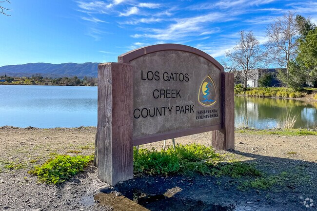 Residents can take a stroll or relax among scenic views in Los Gatos Creek County Park.