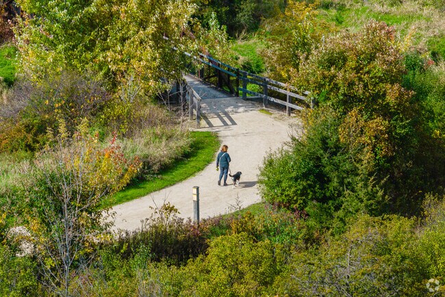 Pet owners can walk their dogs along the many trails available near Regency.