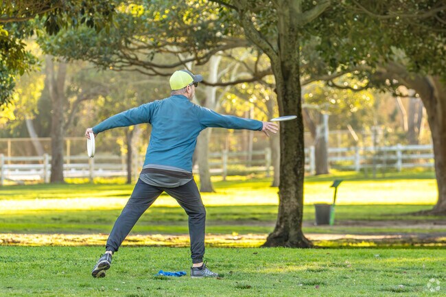 The thrill of a perfect throw playing disc golf at the Huntington Beach Disc Golf Course is an exhilarating and challenging experience.