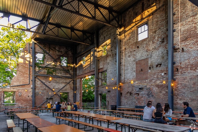 Locals can grab a beer with friends at Monday Night Brewing in Germantown.