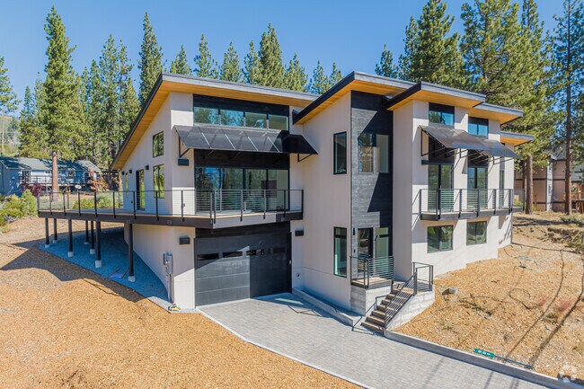A contemporary mountain home on the west side of South Lake Tahoe.