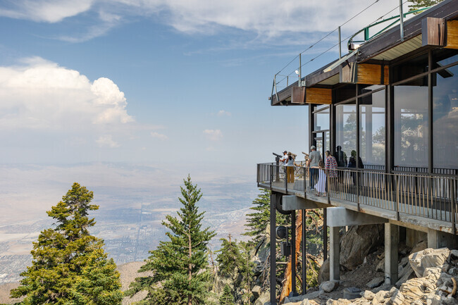 The views of the Coachella Valley are breath taking at the top of the tram near Mountain Gate.