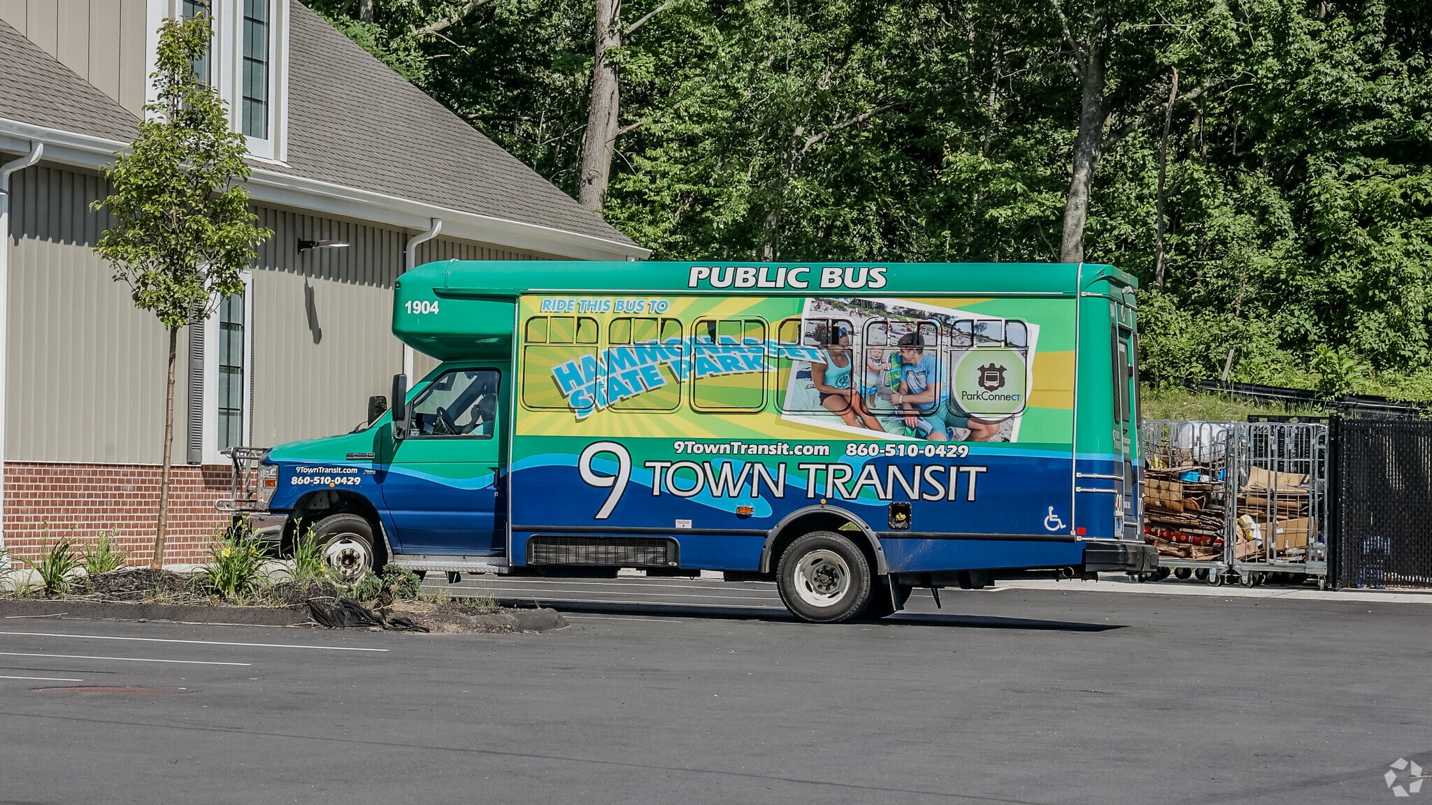 There is one bus that follows Higganum and then Clinton Road that comes through every two hours.