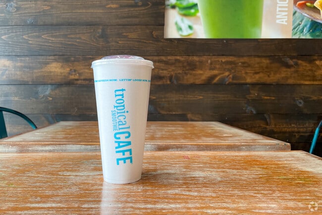 Grab a refreshing smoothie at Tropical Smoothie Cafe in Potomac Shores.