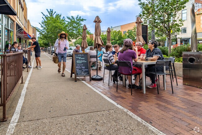 There is a good selection of local retailer and eatery in Downtown Lawrence.