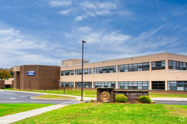 The Rochester Area Schools complex provides all education for K-12.