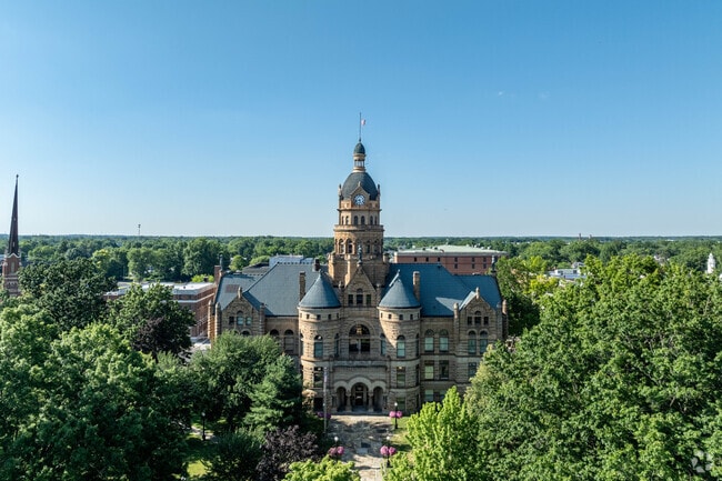 The Trumbull County Courthouse in Historic Perkins was completed in 1897.