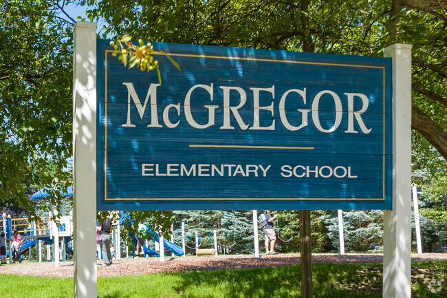 McGregor Elementary School sign greets visitors.