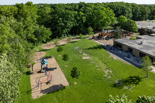 A secondary play area can be found behind Eberwhite Elementary.
