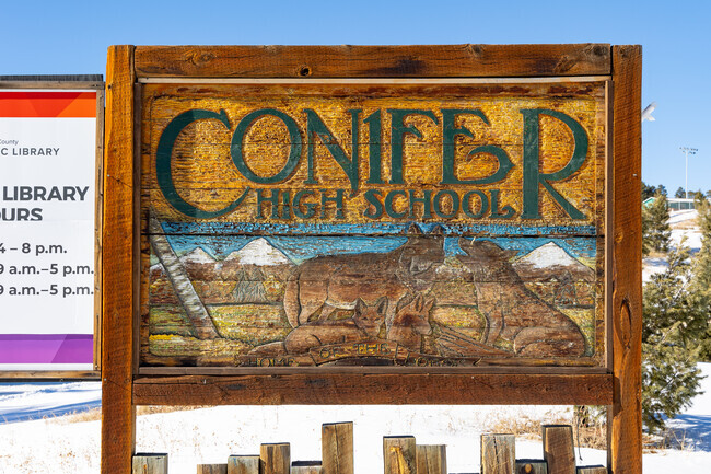 Conifer Senior High School is in the Outer South Jefferson County neighborhood.
