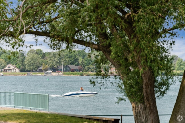 Boaters and anglers can enjoy the outdoors at Fisherman's Park near North Amherst.