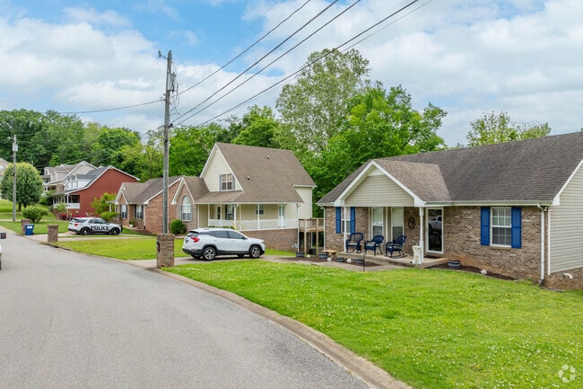 Traditional style homes are scattered throughout Ashland Hills.