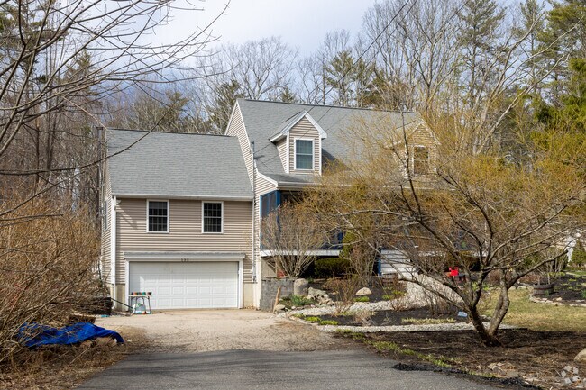 A 21st century home in South Berwick with a farmers porch.
