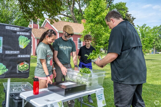 Tomah's Gillett Park operates a farmers market every Wednesday and Saturday, though turnout is much higher on weekends.
