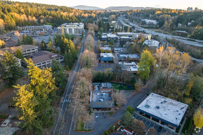 Aerial view of Cedar Crest Academy Kirkland.