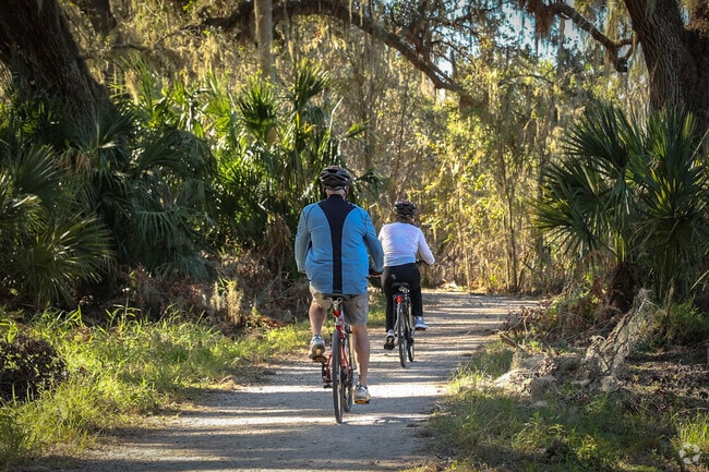 Bikers take to the trails at the Hilochee Wildlife Management Area and can enjoy a full day in sunshine.