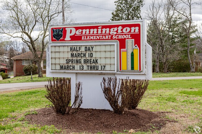 Pennington Elementary School Yard in Sunset View.