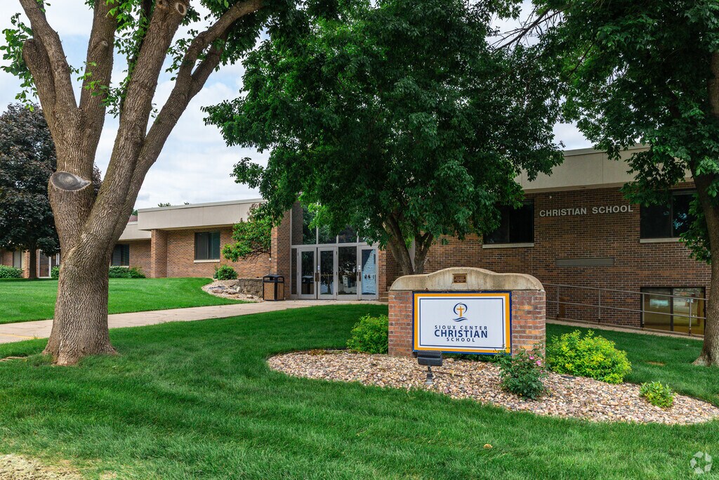 Students enjoy the atmosphere at Sioux Center Christian School in Sioux Center.